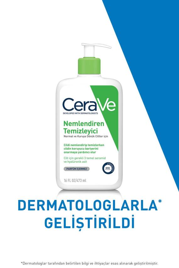 Cerave Nemlendiren Temizleyici Kuru & Normal Ciltler Yüz Vücut 473 ml - 4