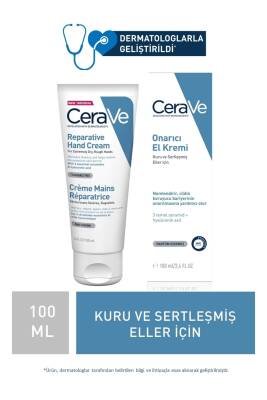 CeraVe Onarıcı El Kremi Kuru ve Çatlamış Eller Seramid ve Hyalüronik Asit İçerikli 100 ml - CeraVe