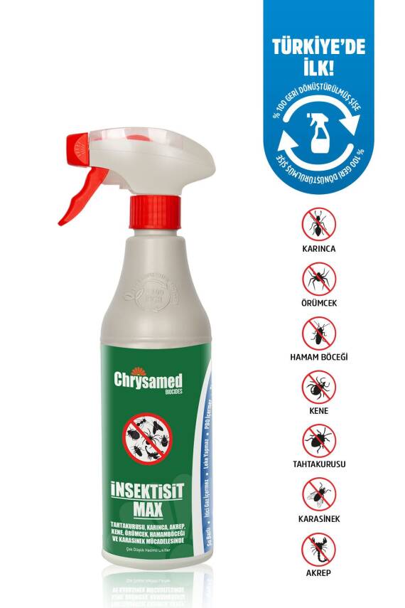 Chrysamed Insektisit Max 500ml Hamam Böceği, Karınca, Kene Vs. - 1