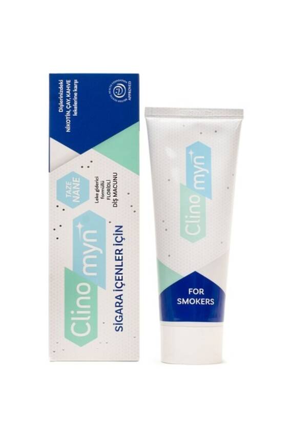Clinomyn Sigara Içenler Için Diş Beyazlatan Leke Giderici Smokers Diş Macunu 75 ml - 3