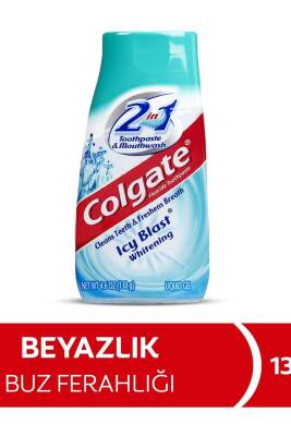 Colgate 2in1 Buz Ferahlığı Beyazlatıcı Diş Macunu 130gr - 2