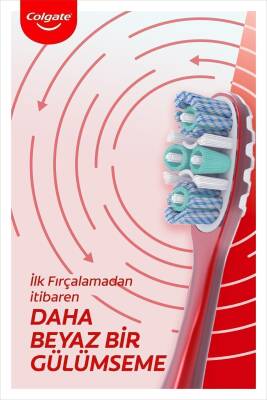 Colgate 360 Gelişmiş Optik Beyaz Yumuşak Beyazlatıcı Diş Fırçası - 3