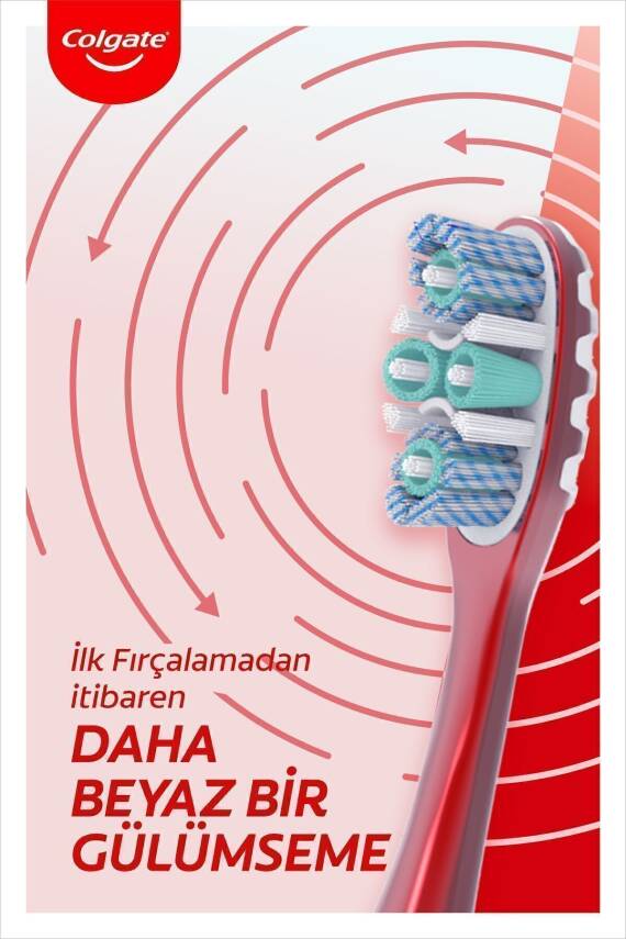 Colgate 360 Gelişmiş Optik Beyaz Yumuşak Beyazlatıcı Diş Fırçası - 3
