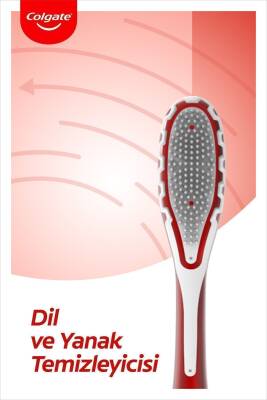 Colgate 360 Gelişmiş Optik Beyaz Yumuşak Beyazlatıcı Diş Fırçası - 5