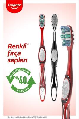 Colgate 360 Gelişmiş Optik Beyaz Yumuşak Beyazlatıcı Diş Fırçası - 6