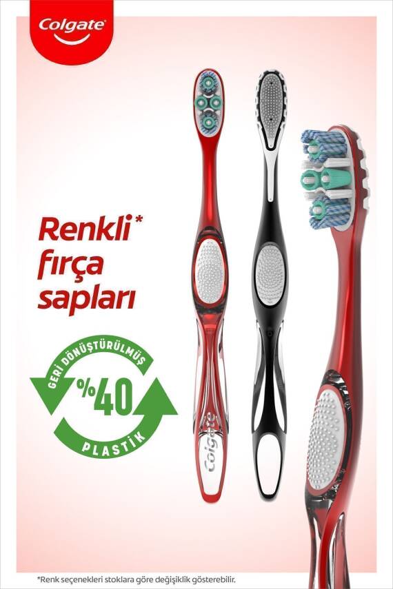 Colgate 360 Gelişmiş Optik Beyaz Yumuşak Beyazlatıcı Diş Fırçası - 6