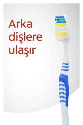 Colgate Extra Clean Dil Temizleyicili Arka Dişlere Uzanan Orta Diş Fırçası 1+1 - 2
