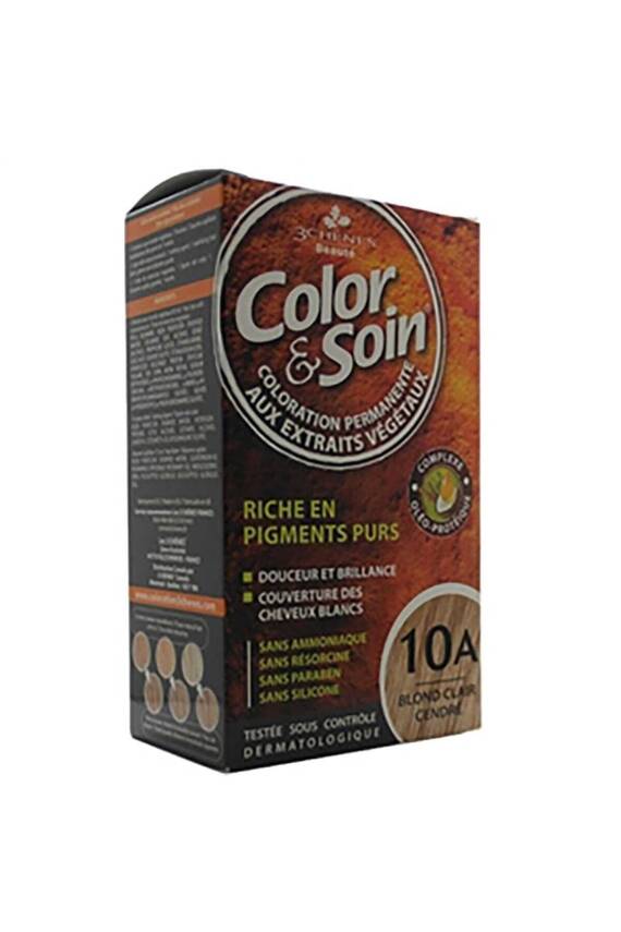 Color Soin Saç Boyası 10A Light Ash Blond - 1