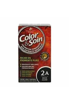 Color Soin Saç Boyası 2A Brun Azure Black - Color Soin