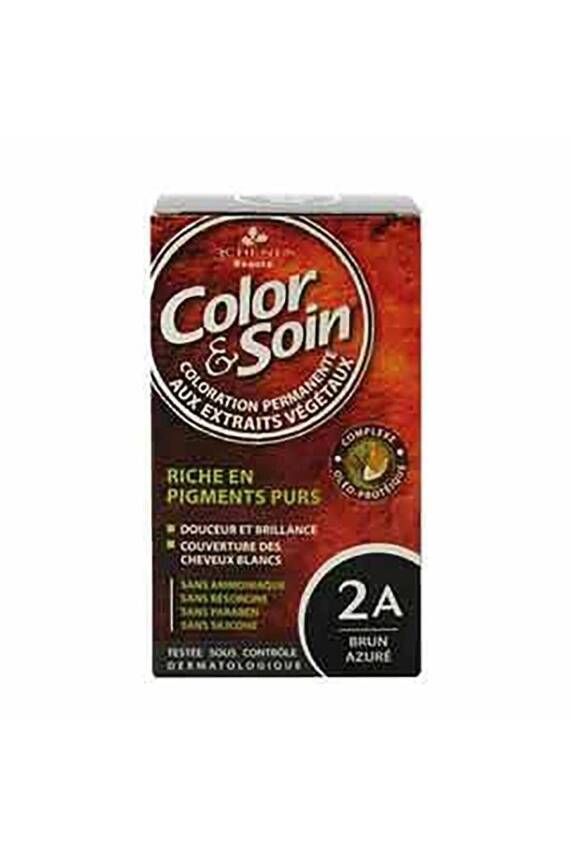 Color Soin Saç Boyası 2A Brun Azure Black - 1
