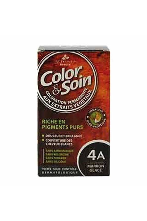Color Soin Saç Boyası 4A Kestane Şekeri - 1