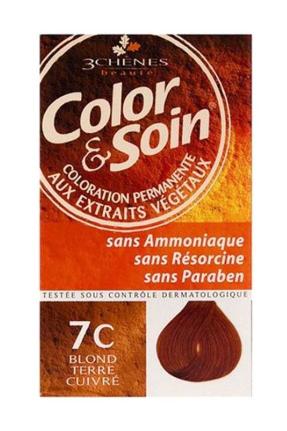 Color Soin Saç Boyası 7C Terracotta Sarısı - 1