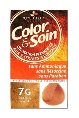 Color Soin Saç Boyası 7G Blond Dore Golden Blond Altın Sarısı - Color Soin
