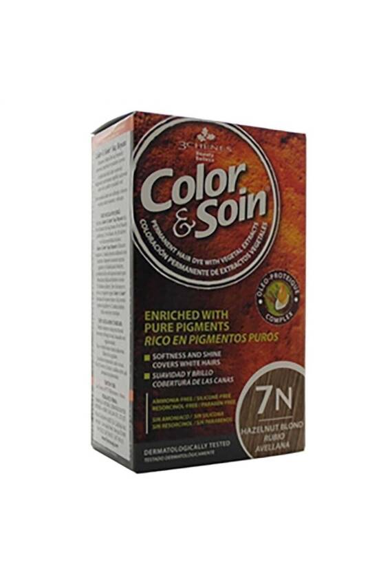 Color Soin Saç Boyası - 7N Fındık Sarısı 3525727539307 - 1