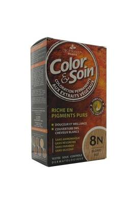 Color Soin Saç Boyası 8N Buğday Sarısı 3525727539314 - Color Soin