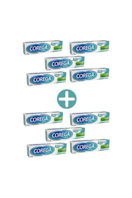 Corega Tat İçermez Yapıştırıcı Krem 40 Gr x 10 Adet - Corega