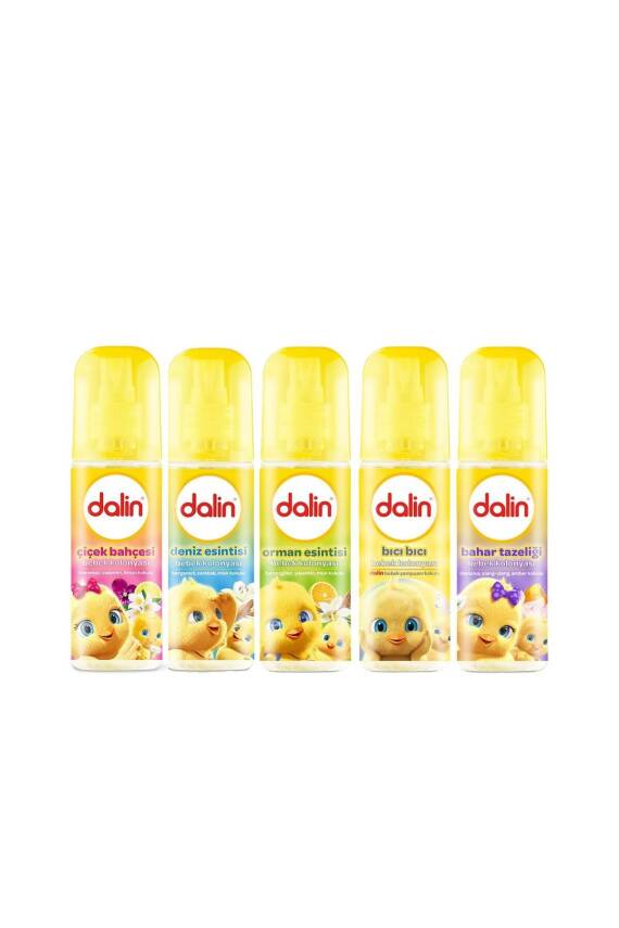 Dalin Bebek Kolonyası 100 ml (Bıcı Bıcı- Orman- Bahar- Çicek- Deniz) Karma 5 Li Set - 2