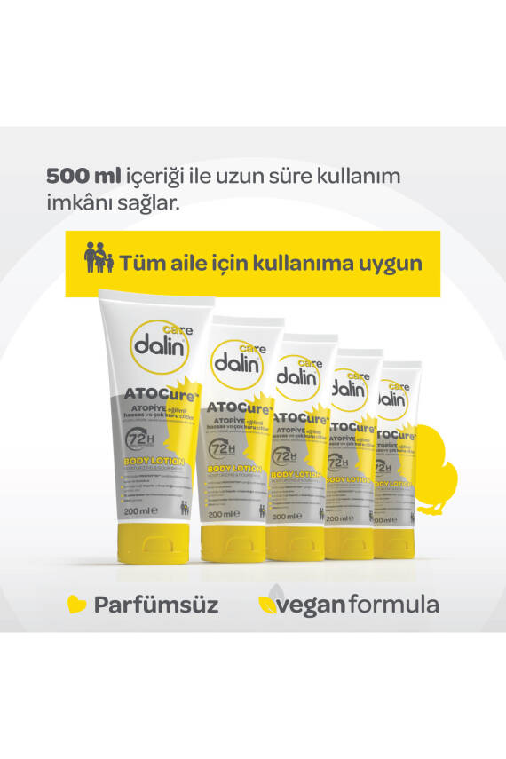 Dalin Care Atocure Nemlendirici Vücut Losyonu 200 ml - 5