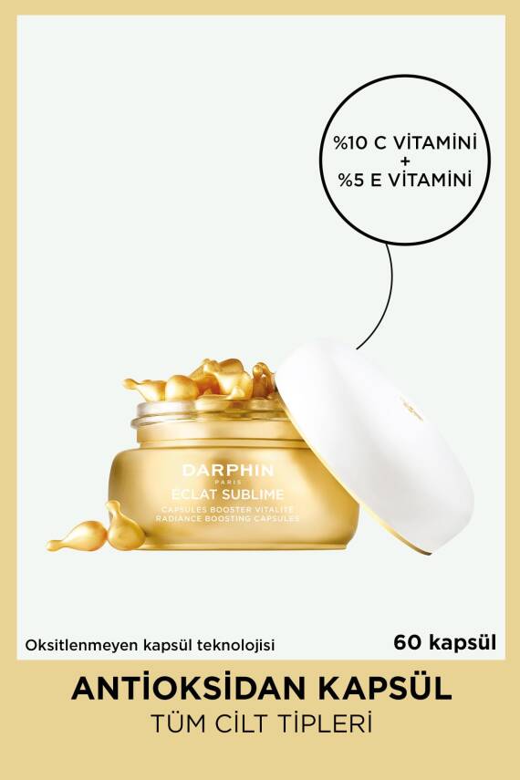 Darphin Eclat Sublime %10 Vitamin C %5 Vitamin E Antioksidan Kapsül 60 Kapsül - 1
