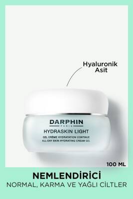 Darphin Hydraskin Light All-day Skin Hydrating Cream Gel - Nemlendirici Cilt Bakım Kremi 100ml - Darphin