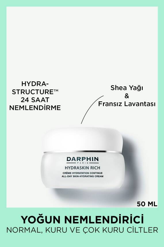Darphin Nemlendirici- Hydraskin Rich All Day Skin Hydrating Cream- Kuru Ciltler 50 ml 882381004651 - 1