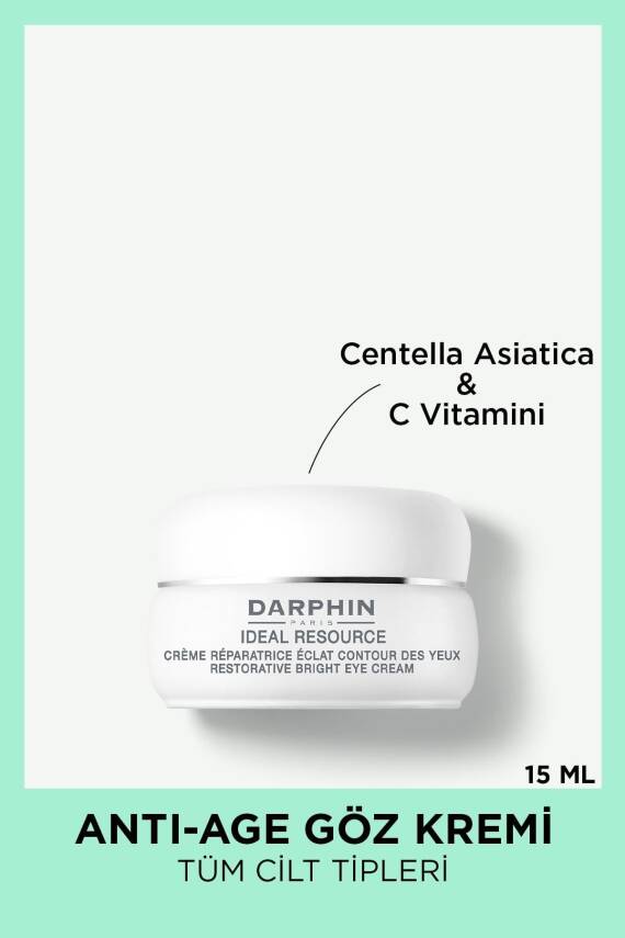 Darphin Olgunlaşma İlk Belirtiler Göz Kremi-Ideal Resource Restorative Bright Eye Cream 15 ml 882381098438 - 1