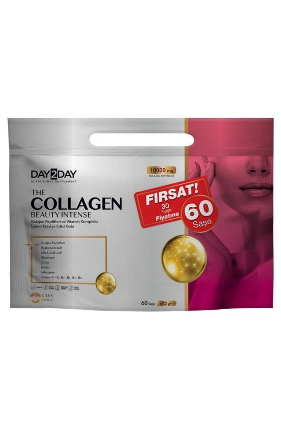 Day2Day The Collagen Beauty Intense 60 Saşe X 12 g | Çilek Aromalı - 1