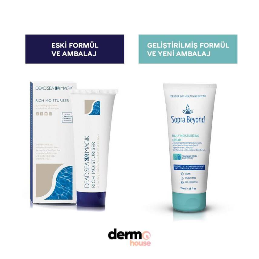 Dead Sea Spa Magik Zengin Nemlendirici Bakım Kremi 75 ml - 2