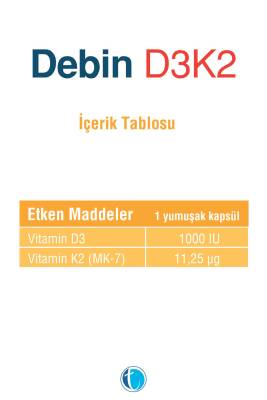 Debin D3k2 60 Yumuşak Kapsül - 2