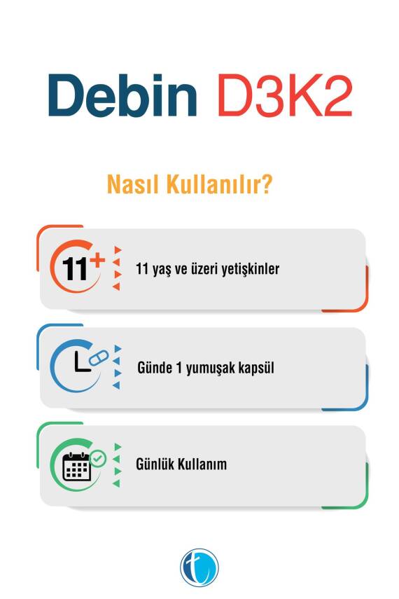 Debin D3k2 60 Yumuşak Kapsül - 3