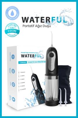 Dentac Waterful Portatif Ağız Duşu Siyah - Dentac