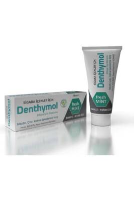 Denthymol Fresh Mint Sigara Içenler Için Bitkisel Diş Macunu 75 ml - DENTHYMOL
