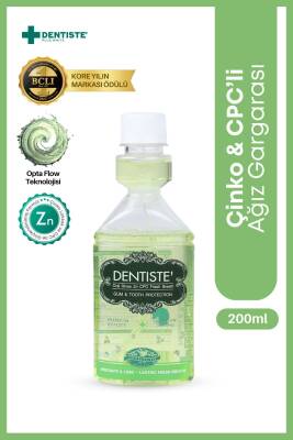 Dentiste Çinko Ve Cpc'li Ağız Gargarası 200ml - Dentiste