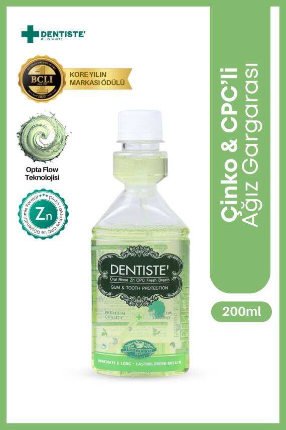 Dentiste Çinko Ve Cpc'li Ağız Gargarası 200ml - 1