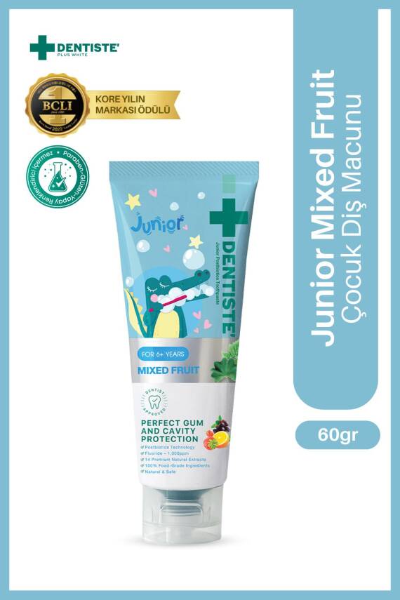 Dentiste Junior Diş Macunu Karışık Meyve Aromalı 6 Yaş 60 gr - 1