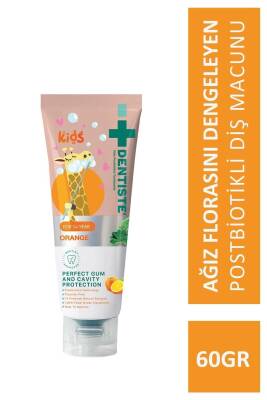 Dentiste Kids Florürsüz Portakal Aromalı Diş Macunu 1-6 Yaş - 1