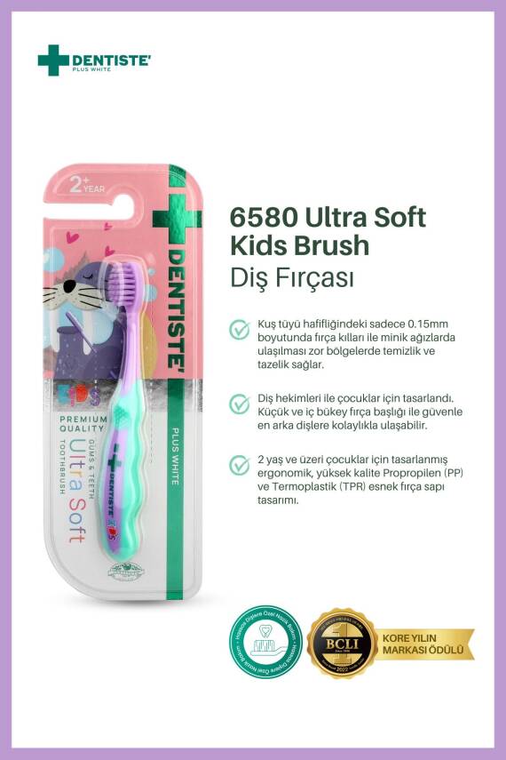 Dentiste Kids Toothbrush Mor-Yeşil - 2