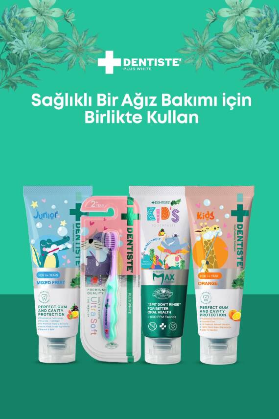 Dentiste Kids Toothbrush Mor-Yeşil - 6