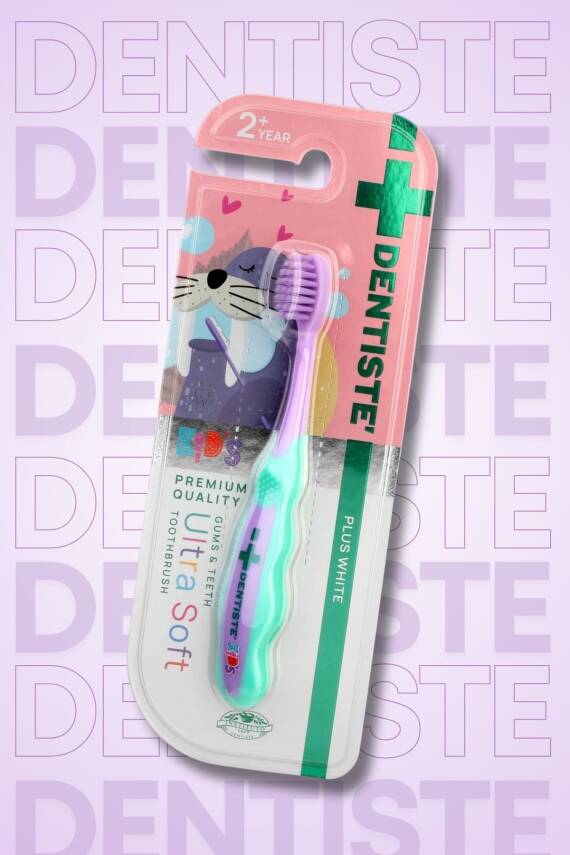 Dentiste Kids Toothbrush Mor-Yeşil - 7