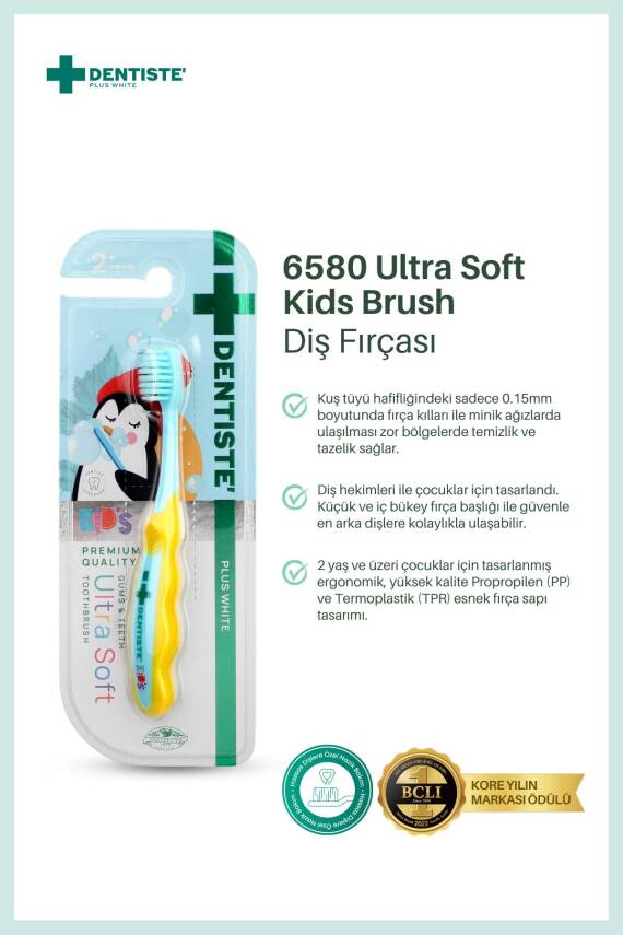 Dentiste Kids Toothbrush Sarı-Mavi - 2