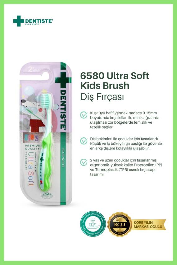 Dentiste Kids Toothbrush Yeşil-Turkuaz - 2
