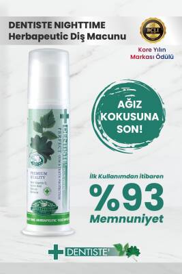 Dentiste Plus Nighttime Herbapeutic Ağız Kokusu Önleyici Pompalı Diş Macunu 120gr - 2