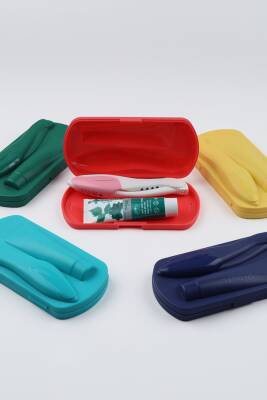 Dentiste Pocket Pro Susuz Fırçalama Seyahat Seti (Kırmızı) - 4