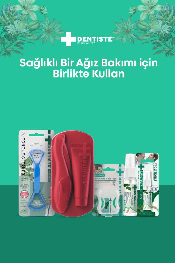 Dentiste Pocket Pro Susuz Fırçalama Seyahat Seti (Kırmızı) - 6