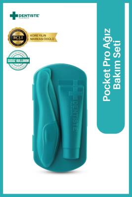 Dentiste Pocket Pro Susuz Fırçalama Seyahat Seti (Mavi) - 1
