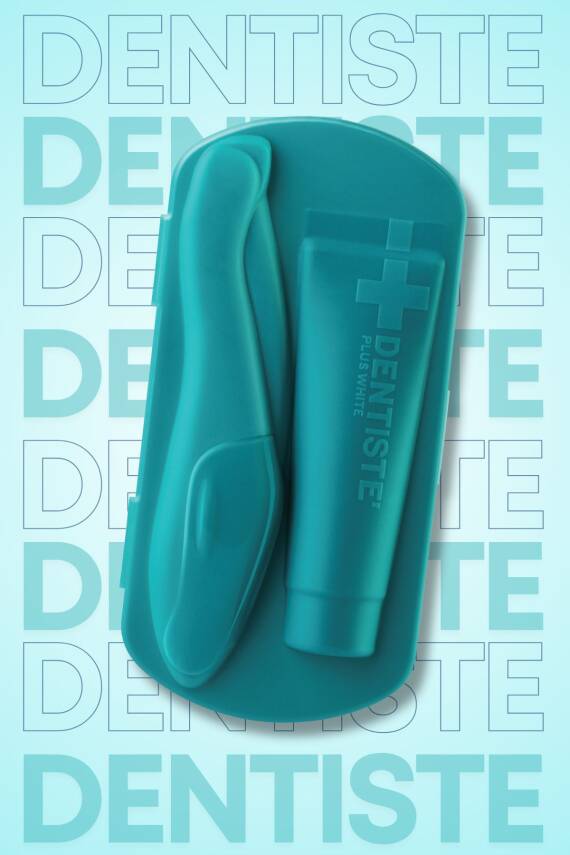Dentiste Pocket Pro Susuz Fırçalama Seyahat Seti (Mavi) - 8
