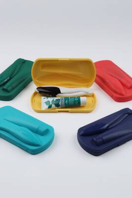Dentiste Pocket Pro Susuz Fırçalama Seyahat Seti (Sarı) - 4