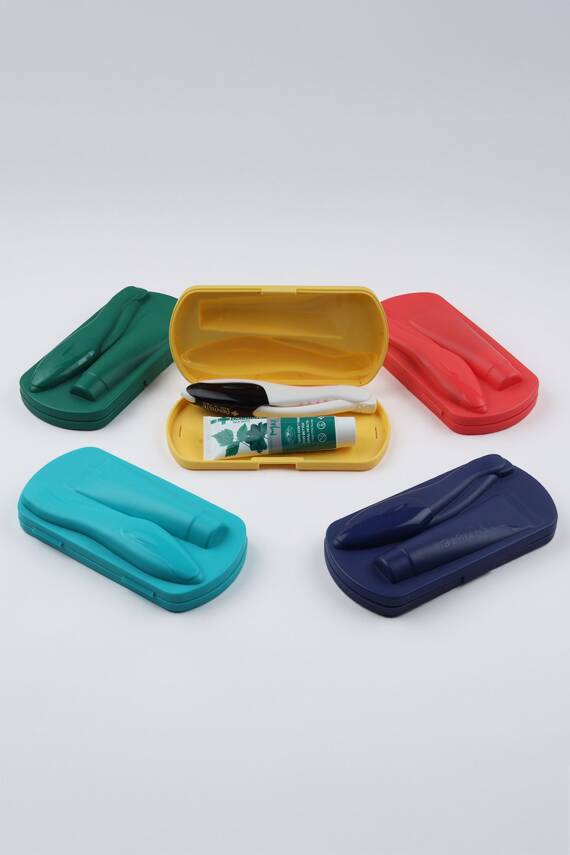 Dentiste Pocket Pro Susuz Fırçalama Seyahat Seti (Sarı) - 7