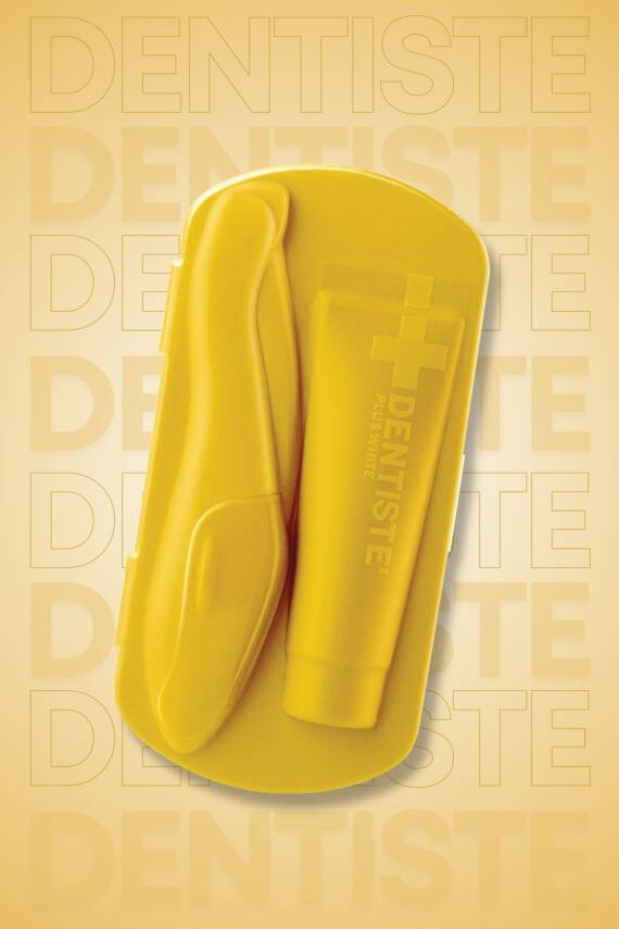 Dentiste Pocket Pro Susuz Fırçalama Seyahat Seti (Sarı) - 8
