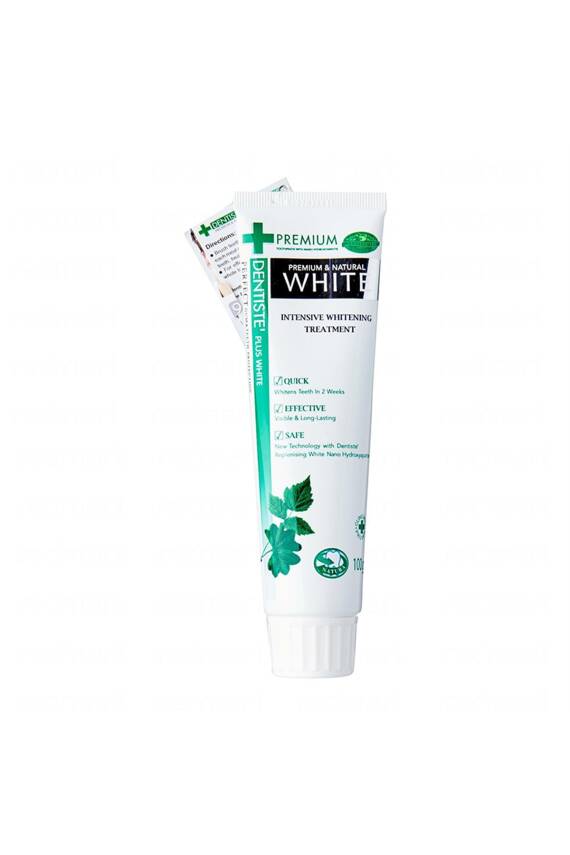 Dentiste Premium White Doğal Beyazlık Komple Bakım Bitkisel Diş Macunu Intensive 100gr - 1